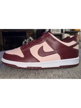 Nike Dunk Low Sz 6Y, WMNS 7.5 Dark Team Red/Echo Pink FB9109-600 New In Box